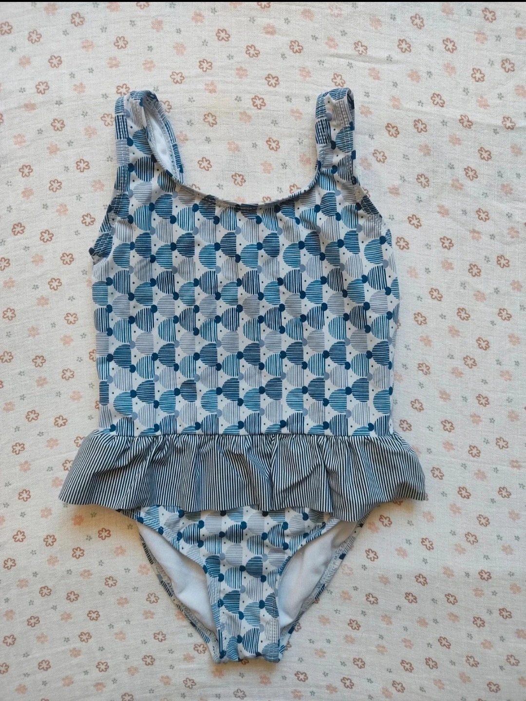 Maillot de bain bleu poissons Obaïbi - Taille 3 ans - Très bon état